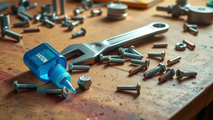 Loctite gänglåsning blå väl värt att ha hemma