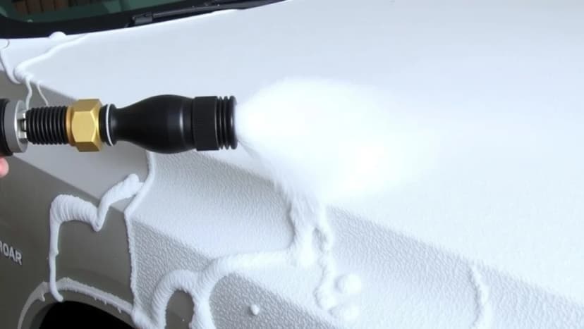 Sonax foam lance adapter för bättre biltvätt